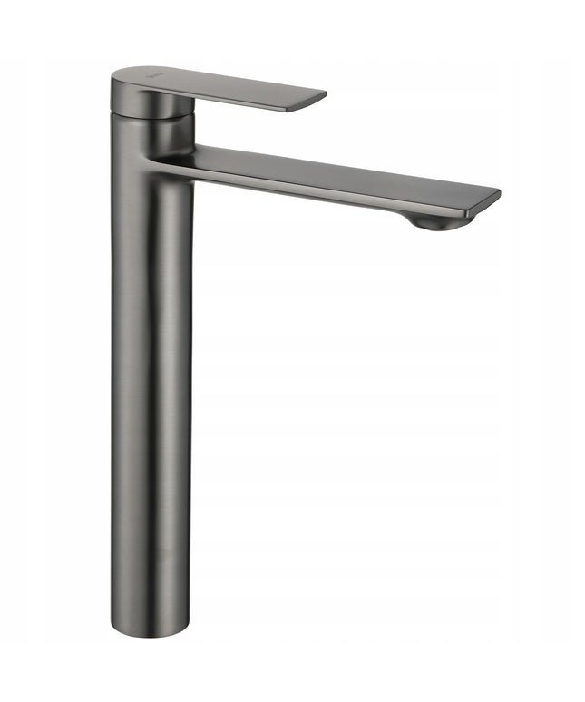 Aukštas pastatomas praustuvo maišytuvas REA STORM Titano pilkas grafito