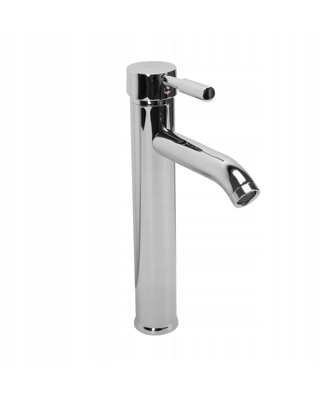 Aukštas praustuvo maišytuvas REA GRAF, chromas, stalviršio montavimo, vonios maišytuvas