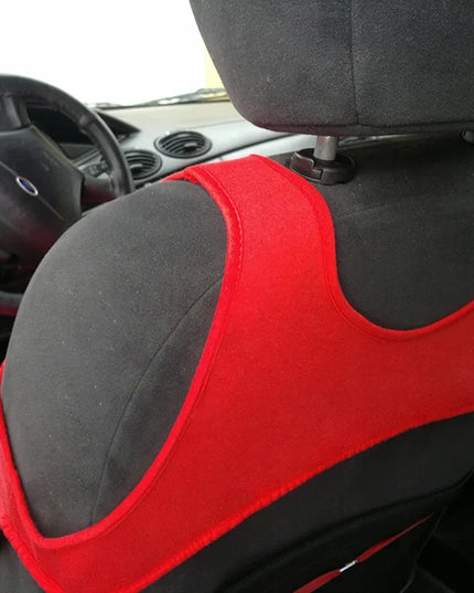 Medvilniniai automobilio sėdynių užvalkalai priekinėms sėdynėms „Pok-Ter Bawełniane PEŁNE PT-233“