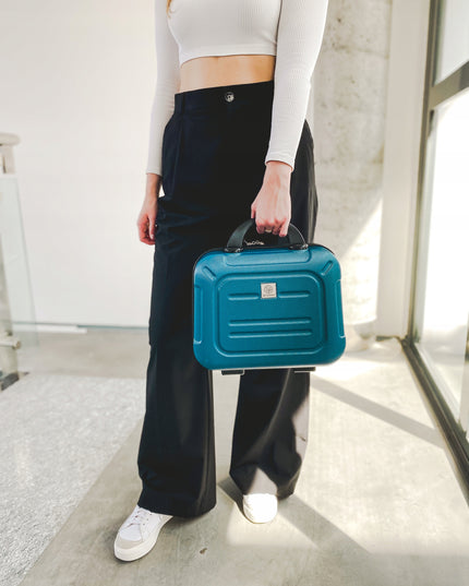 Didelė kelioninė kosmetinė, lagaminėlis, patogus nešti rankoje BETLEWSKI