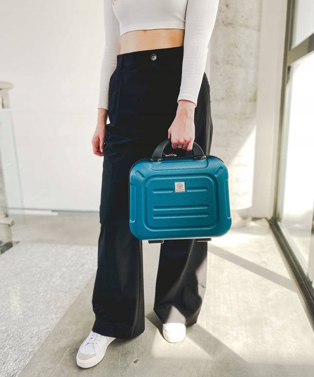 Didelė kelioninė kosmetinė, lagaminėlis, patogus nešti rankoje BETLEWSKI