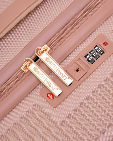 BETLEWSKI Mažas kabininis lagaminas patogus su kombinuojama spyna ant ratukų rankiniam bagažui