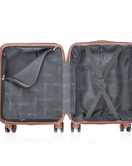 BETLEWSKI Mažas kabininis lagaminas patogus su kombinuojama spyna ant ratukų rankiniam bagažui