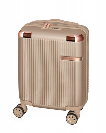 Mažas rankinio bagažo lagaminas su kodu ant ratukų, patogus BETLEWSKI