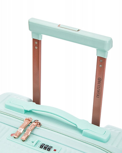 Mažas rankinio bagažo lagaminas, patogus užtrauktukas, ant ratukų, tvirta medžiaga BETLEWSKI