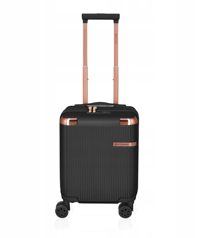 Mažas rankinio bagažo lagaminas su patogiu užtrauktuku ir ratukais, skirtas savaitgalio kelionei BETLEWSKI