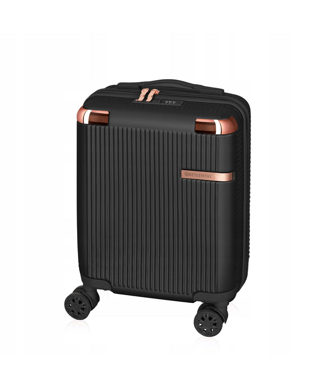 Mažas rankinio bagažo lagaminas su patogiu užtrauktuku ir ratukais, skirtas savaitgalio kelionei BETLEWSKI