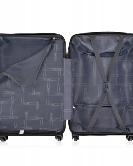 Mažas rankinis lagaminas kelionei su ratukais ir teleskopine rankena Betlewski