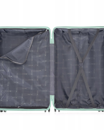 BETLEWSKI Dydelis talpus kelioninis lagaminas su ratukais ir ištraukiama rankena