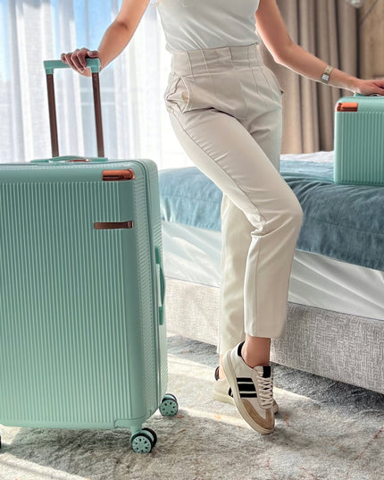 BETLEWSKI Dydelis talpus kelioninis lagaminas su ratukais ir ištraukiama rankena