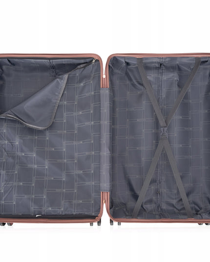 Didelis talpus kelioninis lagaminas su ratukais išvykai, atostogoms BETLEWSKI