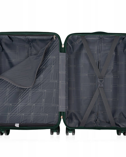 BETLEWSKI Kelioninis lagaminas kabinio dydžio, talpus atostogoms, su ratukais, stilinga rankena