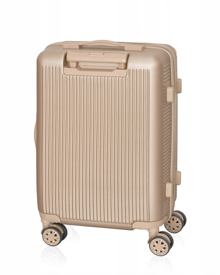 BETLEWSKI Kelioninis kabininis lagaminas, talpus atostogoms, su ratukais, stilinga rankena.