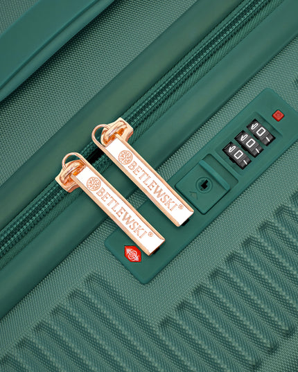 BETLEWSKI Kelioninis lagaminas kabinio dydžio, talpus atostogoms, su ratukais, stilinga rankena