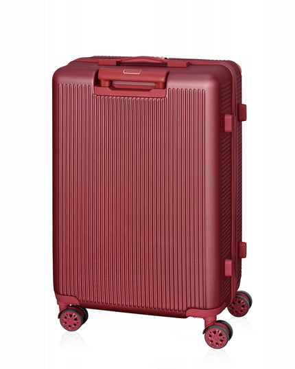 Vidutinio dydžio talpus, stilingas kelioninis lagaminas atostogoms su ratukais, BETLEWSKI