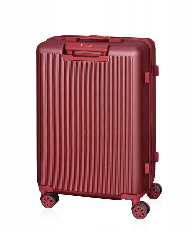 Vidutinio dydžio talpus, stilingas kelioninis lagaminas atostogoms su ratukais, BETLEWSKI