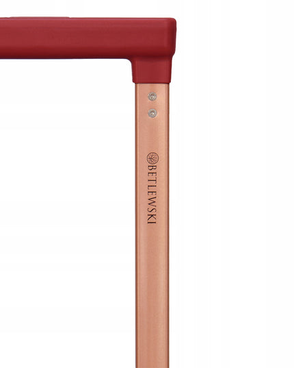 Vidutinio dydžio talpus, stilingas kelioninis lagaminas atostogoms su ratukais, BETLEWSKI