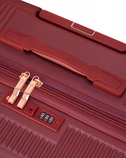 Vidutinio dydžio talpus, stilingas kelioninis lagaminas atostogoms su ratukais, BETLEWSKI