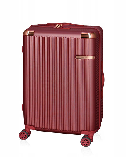 Vidutinio dydžio talpus, stilingas kelioninis lagaminas atostogoms su ratukais, BETLEWSKI