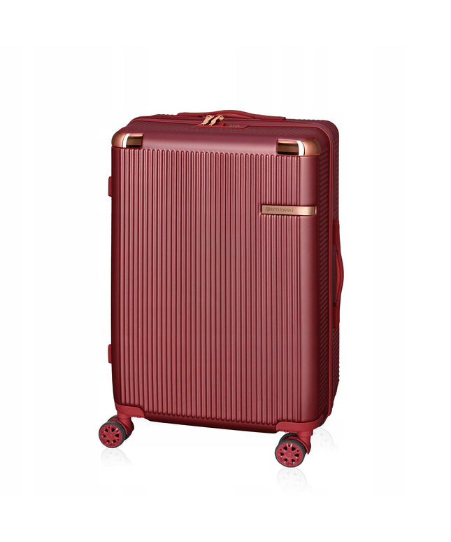 Vidutinio dydžio talpus, stilingas kelioninis lagaminas atostogoms su ratukais, BETLEWSKI