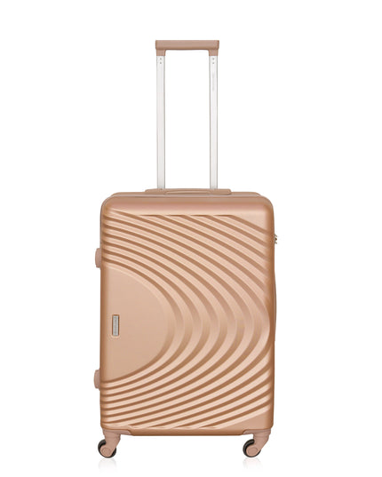 BETLEWSKI Kietas kelioninis lagaminas su ratukais, saugus kombinuotas užraktas