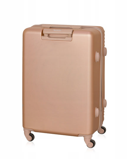 BETLEWSKI Kietas kelioninis lagaminas su ratukais, saugus kombinuotas užraktas