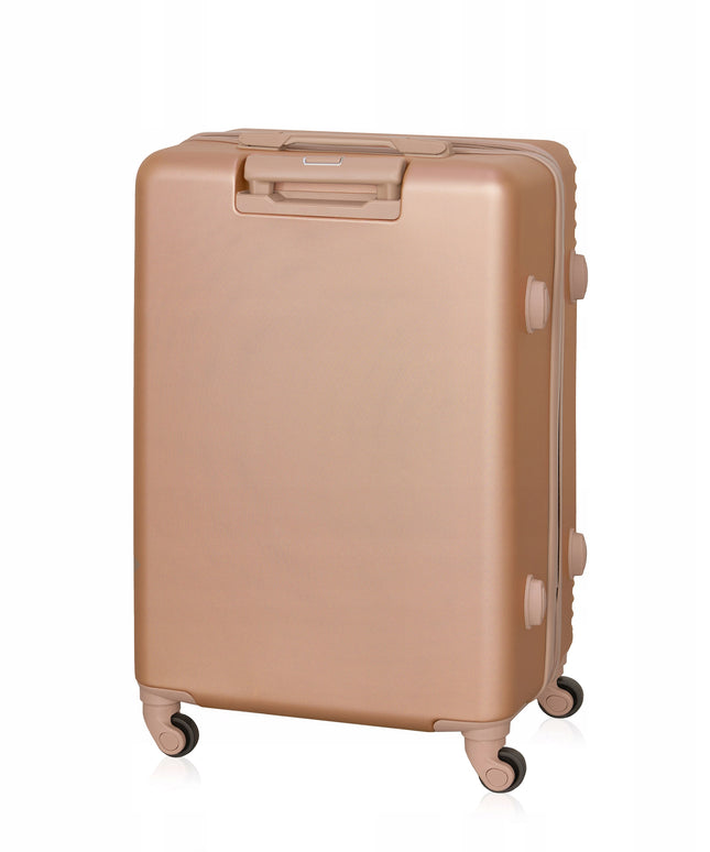 BETLEWSKI Kietas kelioninis lagaminas su ratukais, saugus kombinuotas užraktas