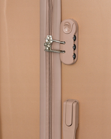 BETLEWSKI Kietas kelioninis lagaminas su ratukais, saugus kombinuotas užraktas