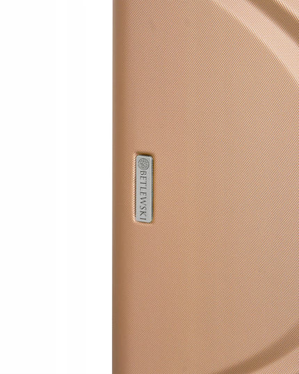 BETLEWSKI Kietas kelioninis lagaminas su ratukais, saugus kombinuotas užraktas