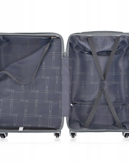 BETLEWSKI Stiprus, patvarus kelioninis lagaminas su ištraukiama rankena