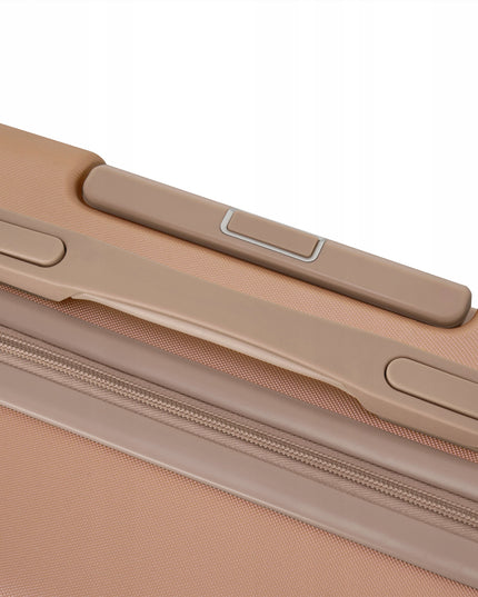 Kabininis lagaminas su ratukais, šoninėmis atramomis, ištraukiama rankena, kietas BETLEWSKI