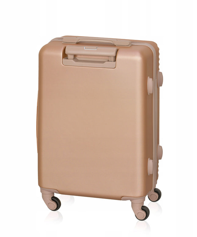 Kabininis lagaminas su ratukais, šoninėmis atramomis, ištraukiama rankena, kietas BETLEWSKI