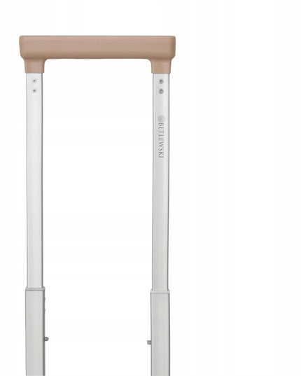 Kabininis lagaminas su ratukais, šoninėmis atramomis, ištraukiama rankena, kietas BETLEWSKI