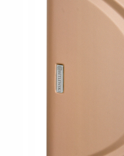 Kabininis lagaminas su ratukais, šoninėmis atramomis, ištraukiama rankena, kietas BETLEWSKI