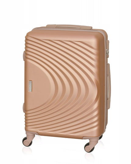 Kabininis lagaminas su ratukais, šoninėmis atramomis, ištraukiama rankena, kietas BETLEWSKI