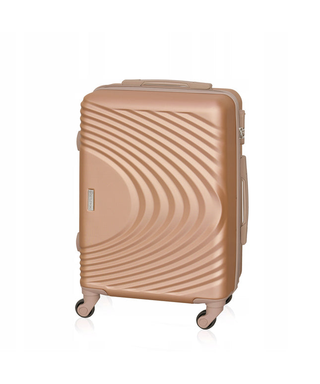 Kabininis lagaminas su ratukais, šoninėmis atramomis, ištraukiama rankena, kietas BETLEWSKI