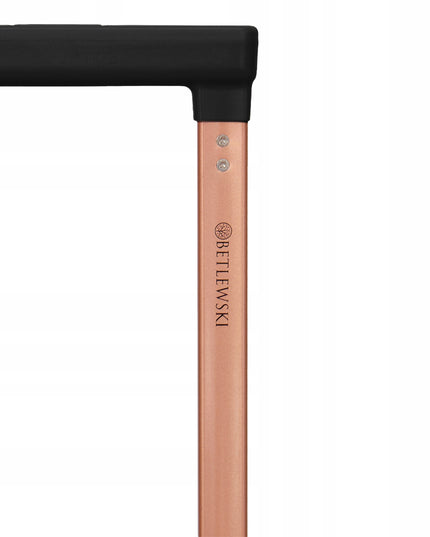 BETLEWSKI Kabininio dydžio kelioninis lagaminas ant ratukų su rankena ir užraktu