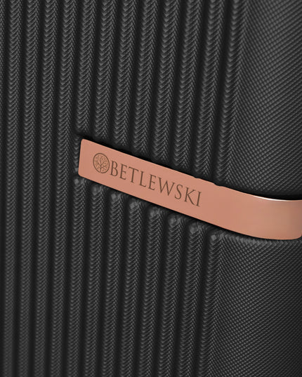 BETLEWSKI Kabininio dydžio kelioninis lagaminas ant ratukų su rankena ir užraktu