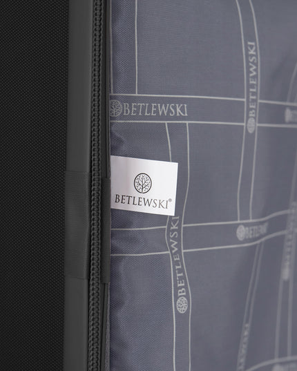 BETLEWSKI Kabininio dydžio kelioninis lagaminas ant ratukų su rankena ir užraktu