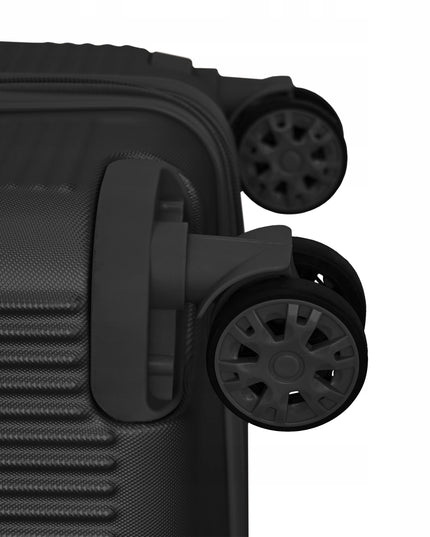 BETLEWSKI Kabininio dydžio kelioninis lagaminas ant ratukų su rankena ir užraktu
