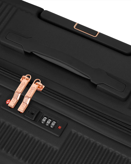 BETLEWSKI Kabininio dydžio kelioninis lagaminas ant ratukų su rankena ir užraktu