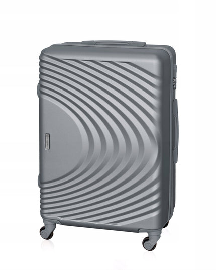 Kelioninis lagaminas su užtrauktuku, rankena, besisukančiais ratukais BETLEWSKI