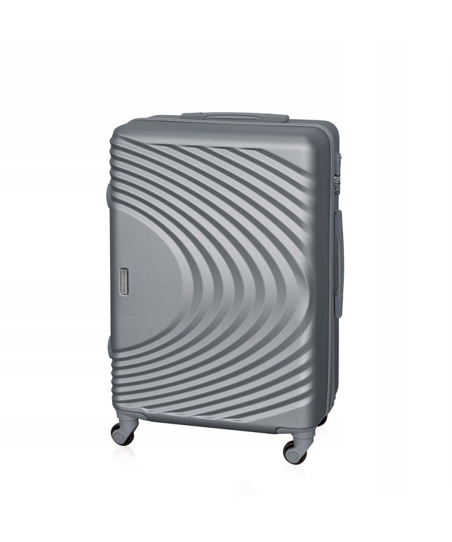 Kelioninis lagaminas su užtrauktuku, rankena, besisukančiais ratukais BETLEWSKI