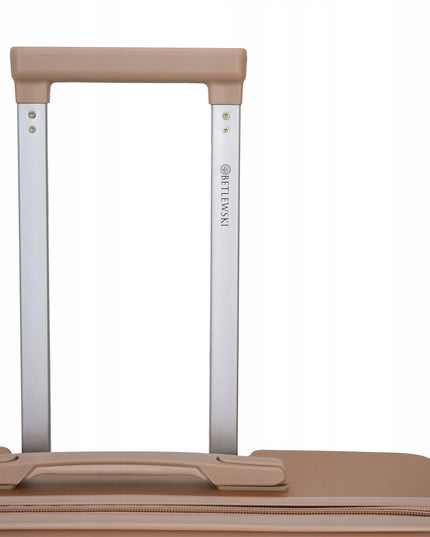 Didelis kelioninis lagaminas su ratukais, saugus, su kombinuoto užrakto, kojelės BETLEWSKI