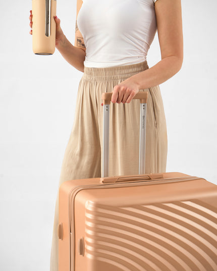 Didelis kelioninis lagaminas su ratukais, saugus, su kombinuoto užrakto, kojelės BETLEWSKI