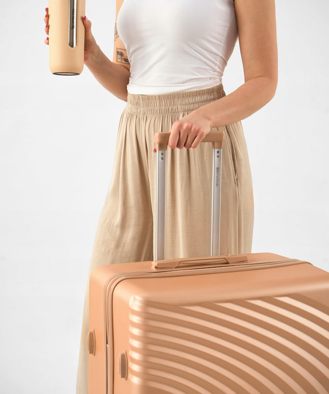 Didelis kelioninis lagaminas su ratukais, saugus, su kombinuoto užrakto, kojelės BETLEWSKI