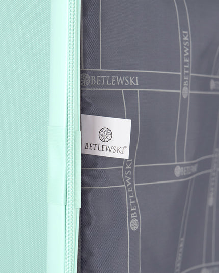 BETLEWSKI Kietasis kelioninis lagaminas su ratukais, vidutinio dydžio, ABS