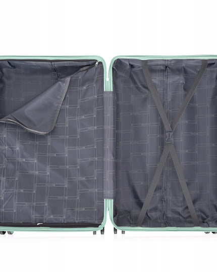 BETLEWSKI Kietasis kelioninis lagaminas su ratukais, vidutinio dydžio, ABS