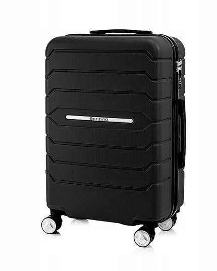 BETLEWSKI mažas kabininis lagaminas, kietas bagažas, su užraktu