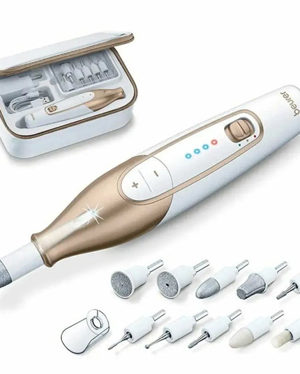 BEURER MP 64 LED C elektrinis manikiūro ir pedikiūro aparatas su antgaliais